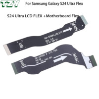 Kabel Fleksibel Tianzhiyi untuk Ponsel S24 Ultra, Konektor LCD Motherboard Papan Utama