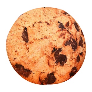 Almohada Decorativa Creativa con Forma de Galleta, Tejida en Cristal Suave, para Sofá, Oficina, Sala de Estar, Dormitorio, Cojín de Respaldo - Product Image 1