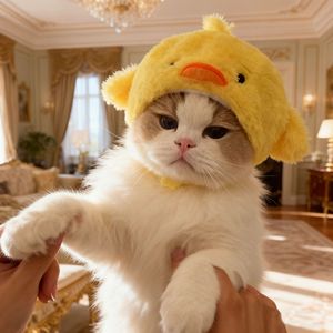 Cute Animal Pet Hat One Size <b>Cartoon</b> Hoodie For <b>Cats</b> Dog <b>Costume</b> - Product Image 4
