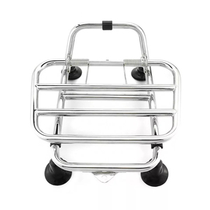 Portapacchi Anteriore Pieghevole Universale in Acciaio Inossidabile per Scooter <span class=keywords><strong>Vespa</strong></span> GTS <span class=keywords><strong>300</strong></span> <span class=keywords><strong>GTV</strong></span> <span class=keywords><strong>300</strong></span> 2019-2025 - Product Image 3