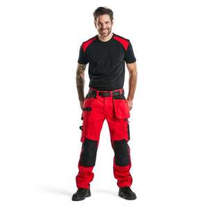BLAKLADER - 155518605699C150 Craftsman <b>trousers</b> <b>Red</b>/Black - EAN 7330509589571 WORK <b>TROUSERS</b> <b>CARGO</b> WORK <b>TROUSERS</b> - Product Image 3