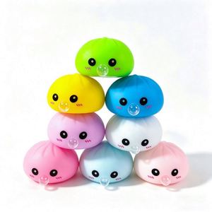 ของเล่นบีบลดความเครียดรูปซาลาเปาหน้ายิ้มยอดนิยม - Product Image 2