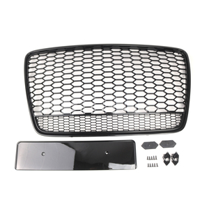 Kits de carrosserie en plastique noir pour voiture, pare-chocs avant, grilles en nid d'abeille, grille Parrilla 4L0853651H 4L0853651A pour <span class=keywords><strong>Audi</strong></span> <span class=keywords><strong>Q7</strong></span> 4L 2005-2015 - Product Image 5