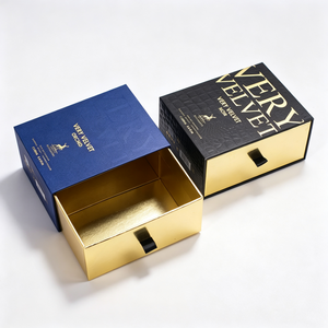 Boîte en carton personnalisée avec logo, pour foulards, serviettes, sous-vêtements, chaussettes, boîte à tiroir en papier pour emballage cadeau - Product Image 3