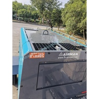 Compresseur d'air portatif de vis de moteur diesel d'aviateur de Yanmar pour le perçage utilisant PDS175S-6D1 FAD 5m3/min au type de wagon 7bar