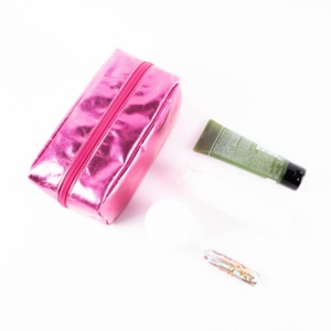 Custom PU Cosmetic Case ODM OEM customization BSCI Waterproof <b>Zipper</b> Makeup <b>Bag</b> Practical Travel <b>Storage</b> <b>Bag</b> - Product Image 3