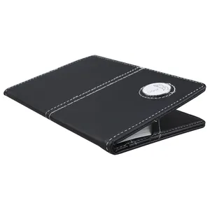 Leather Golf Scorecard Holder Score Notebook With Hook Ball Mark Accessories Equipment