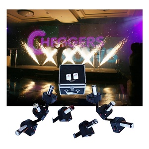 Machine de fontaine pyrotechnique à <span class=keywords><strong>feu</strong></span> d'artifice froid à 8 canaux Système de tir électrique magique pour le concept de fête de scène de mariage - Product Image 2