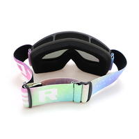 Yijia optique logo personnalisé imprimé lunettes de ski pour enfants OEM anti-buée lunettes de neige protection UV enfants lunettes de ski en gros