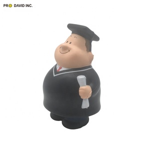 <b>Squeeze</b> Toys Release Pressure Foam Anti Stress <b>Ball</b> Graduate Bert Shaped PU Stress <b>Ball</b> Toys - Product Image 2