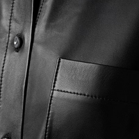 Damen Herbst/Winter/Frühling/Sommer Gewebtes Leder-Polokragen Kurzarm Midi-Hemdkleid mit Kordelzug