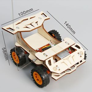 Coche de Madera con Control Remoto Inalámbrico, Modelo T-M77, para <span class=keywords><strong>Educación</strong></span> STEM en Escuelas Primarias <span class=keywords><strong>y</strong></span> Secundarias - Product Image 4