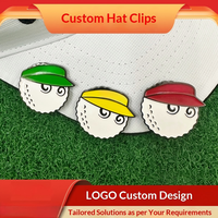 Badge de casquette de golf personnalisé avec marqueur de balle magnétique, marqueurs de tee de golf en acier de haute qualité, accessoires de golf personnalisés, cadeau