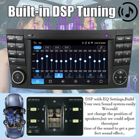 Navegación GPS WiFi para Benz W211 (2002-2008), Reproductor Multimedia Linux, Audio para Auto Inalámbrico de 7 Pulgadas
