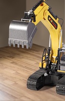 12 canales de iluminación para niños y simulación de música RC excavadora con control remoto excavadora juguete RC excavadora