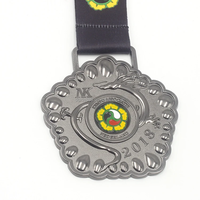 Médaille 3D personnalisée avec votre propre logo en or, argent ou cuivre, pour compétition sportive, avec ruban