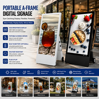 Kiosque d'affichage numérique portable pour extérieur, certifié IP65, compatible SDK, avec écran LCD, pour centres commerciaux et promotions d'événements de vente au détail