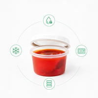 Emballage tendance pour yaourt, pot en plastique PP5, gobelet à pudding, boîte à glace, boîte d'emballage pour dessert, logo personnalisé, vente en gros directe d'usine