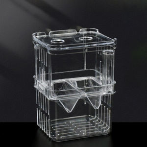 Tanque de peces guppy betta, caja de aislamiento para incubar peces en Acuario - Product Image 6
