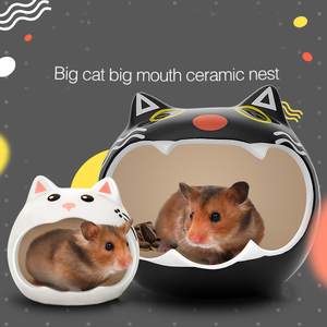 Casetta per Criceti in Ceramica, Nido per Scoiattoli, Casa Estiva, Camera da Letto per Ricci e Scoiattoli - Product Image 4