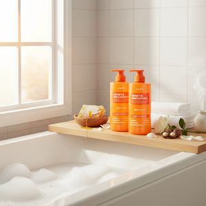 KUNDAL 500ml Nettoyant pour le corps naturel et poudre pour bébé infusée de miel et de macadamia de bonne qualité - Product Image 3