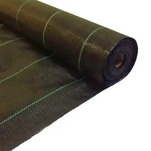 Best Sale Weed Mat PP PE Woven Plastic Weed Control Block Mat Fabric Cloth Weed Barrier Non Woven For Agricultural Ground Cover