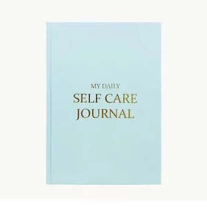 Le tissu de couleur gris amande noir rose couvre mon <span class=keywords><strong>journal</strong></span> quotidien d'amélioration de la guérison et de soins personnels - Product Image 6