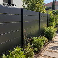 Panneaux de clôture en aluminium thermolaqué sur mesure pour la sécurité des jardins extérieurs