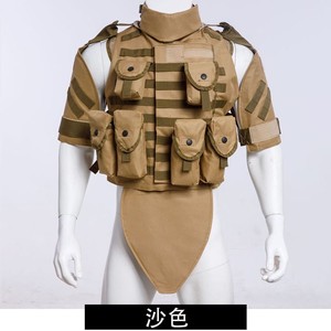 Chaleco Táctico Unisex de Moda Negro con Cremallera de Nailon Impermeable con Camuflaje ACU CP - Product Image 5