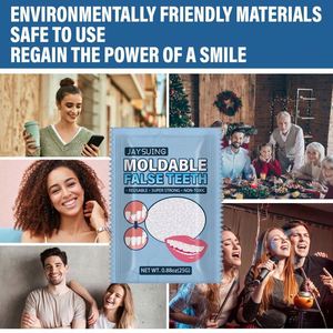 JAYSUING - Tratamiento Dental Temporal Multiusos, No Tóxico, Reutilizable, Moldeable, <span class=keywords><strong>Dientes</strong></span> Postizos, <span class=keywords><strong>Pegamento</strong></span> Sólido, Accesorios para Blanqueamiento Dental - Product Image 6