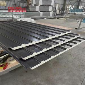 Panel Sándwich <span class=keywords><strong>de</strong></span> Aluminio Resistente a la Intemperie e Insonorizado y Perfil <span class=keywords><strong>de</strong></span> Techo para <span class=keywords><strong>Garaje</strong></span>, Cobertizo, Taller, Paneles <span class=keywords><strong>de</strong></span> Techo Aislados - Product Image 1