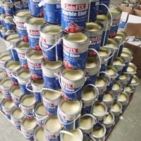 Fixation et remplissage de colle de marbre à usage sec, colle de pierre et mastic de granit, séchage rapide, couleur beige