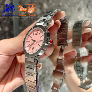 Montres à quartz en acier inoxydable personnalisées BVGRI pour hommes, avec cadran personnalisé et logo, calendrier intégré - Product Image 4