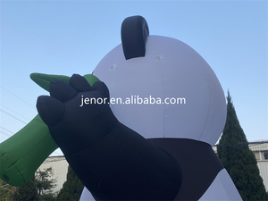 Panda gonfiabile con bambù palloncino animale Panda gonfiabile pubblicità all'ingrosso - Product Image 6