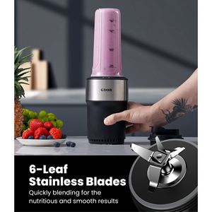 Điện Lắc chai với 2*24oz du lịch chai 900W duy nhất phục vụ máy xay sinh tố cho lắc và smoothies - Product Image 6