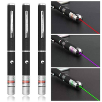 Jouet pour chat interactif moderne en aluminium et plastique, rechargeable par USB, avec lumière LED rouge, verte et bleue, puissant, pointeur laser, mouvement interactif, respectueux de l'environnement