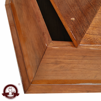 Ataúd de Madera Maciza con Certificación FSC, Estilo Europeo, Personalizable, Directo de Fábrica