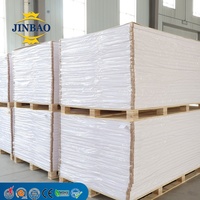 Papan Busa Celuka WPC Anti Api Tahan Api 18mm 19mm Pabrik JINBAO Bersertifikasi ISO9001 untuk Furnitur & Lemari Rumah