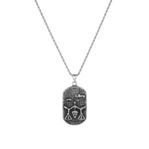 สร้อยคอสแตนเลสของผู้ชายฮิปฮอปพร้อมจี้กลุ่มดาวที่ทำจากไข่มุกและเพชรสำหรับเป็นของขวัญหรืองานแต่งงาน - Product Image 6