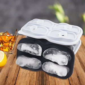 รองเท้าบาสเก็ตบอลรูปร่างถา<span class=keywords><strong>ด</strong></span>น้ําแข็งซิลิโคนทรงกลมลูกบอลน้ําแข็งแม่พิมพ์สําหรับวันเกม, วิสกี้, ค็อกเทล - Product Image 3