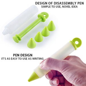 New Arrival Silicone DIY bút bánh Pastry sô cô la trang trí bút thiết lập nguồn cung cấp bánh trang trí công cụ - Product Image 2