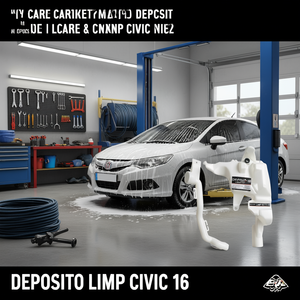 Réservoir de nettoyage DEPO en plastique blanc pour Civic 16 Modèle Accessoires de véhicule Système de nettoyage automobile - Product Image 2