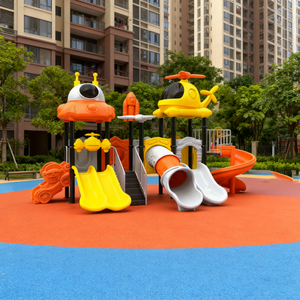 Increíble Precio de Fábrica, Torre de Juegos de Plástico para Exteriores, de Acero, PVC, LLDPE, para Niños, Preescolar, Comercial, Residencial - Product Image 2