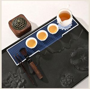 Tapis de bar en PVC souple avec logo personnalisé, tapis anti-dérapant en caoutchouc silicone pour bars et restaurants, accessoire promotionnel imperméable pour boissons - Product Image 4