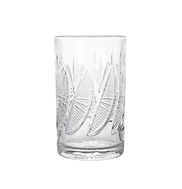 Copo de vidro para bebidas, copo de vidro cilíndrico de 290ml, copo de água alto de 10 onças, vaso de vidro alto