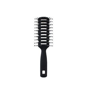 Juego de 4 piezas de peines para desenredar y peinar: Peine desenredante de dientes anchos grandes, Peine de cola, Cepillo desenredante tipo paleta hueco y curvo con ventilación - Product Image 4