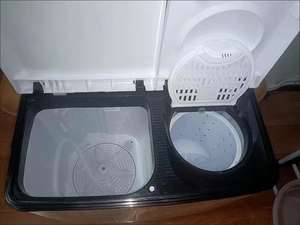 Laveuse et sécheuse à double baril semi-automatique domestique 7kg/7.5kg avec petits seaux en plastique - Product Image 3