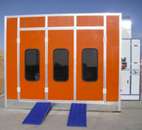 Four de peinture automobile électrique écologique le plus vendu avec brûleur diesel pour cabine de peinture