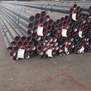 Astm A53 A106 Api 5l Pijplijnbuizen Gr B Koolstofstaal Naadloos Staal Dik Staal Ronde Warmgewalste Pijpen - Product Image 4