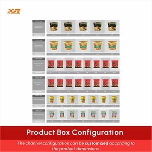 XY 大容量インスタントカップヌードルラーメン自動販売機（温水装置、リモコン、現金および非現金決済対応） - Product Image 3